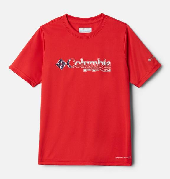 Columbia T-Shirt Pige PFG Rød SDRB62495 Danmark